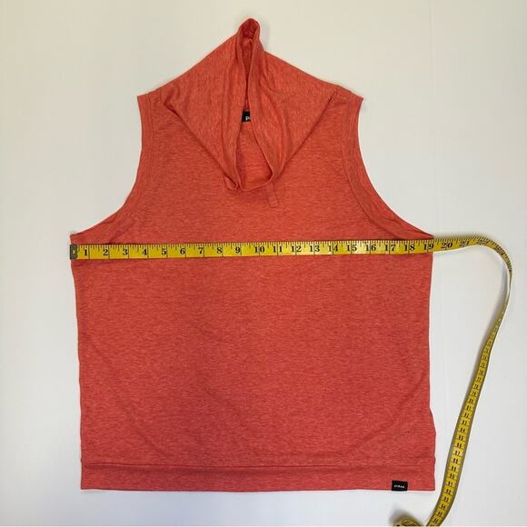 PrAna Women’s Sleeveless Hoodie in Vibrant Coral, Size XS - Picture 10 of 12